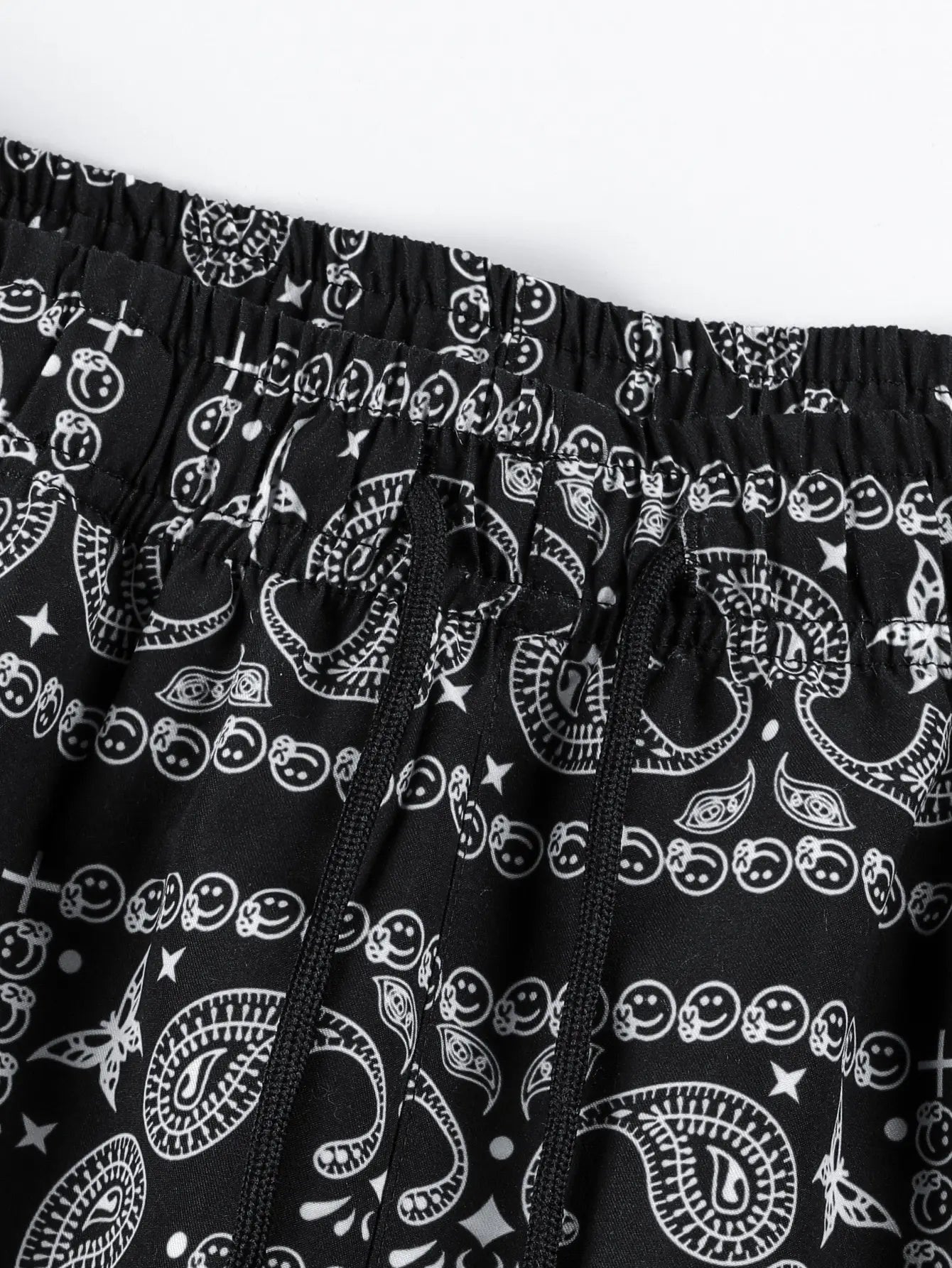 Casual Paisley Print Shorts
