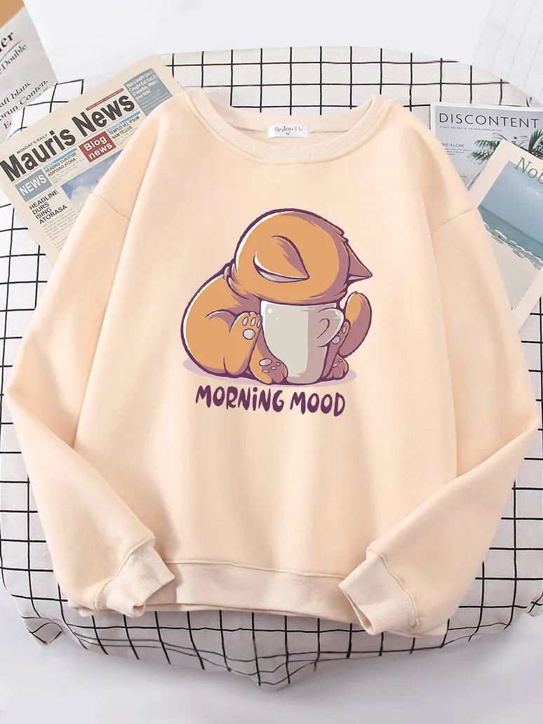 Cat Morning Mood Sweatshirt