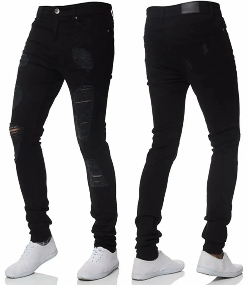 Stretchy Ripped Jeans