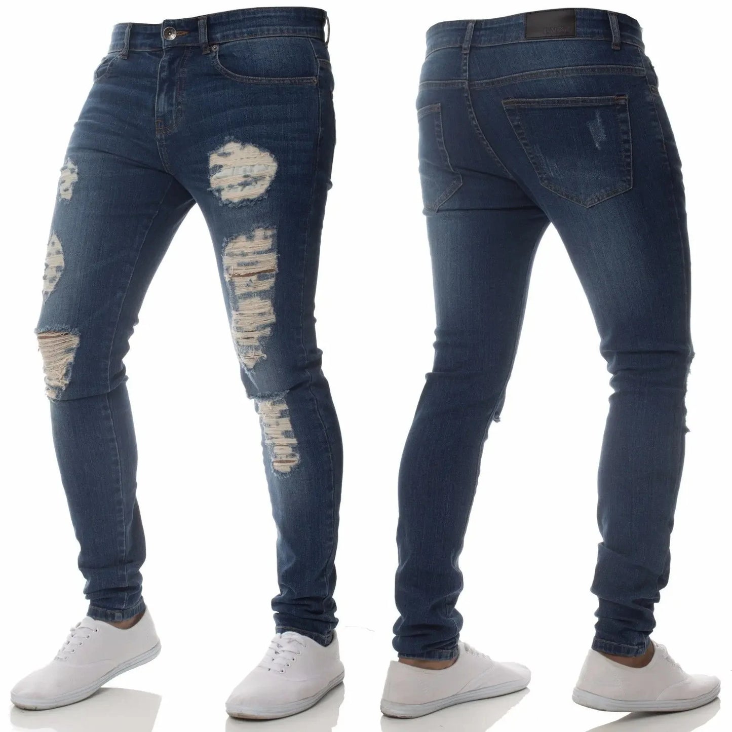 Stretchy Ripped Jeans