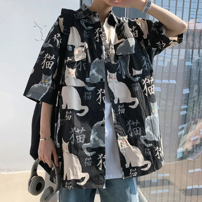 Men Cool Summer Looses Shirt