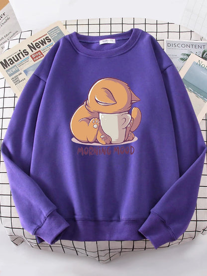 Cat Morning Mood Sweatshirt