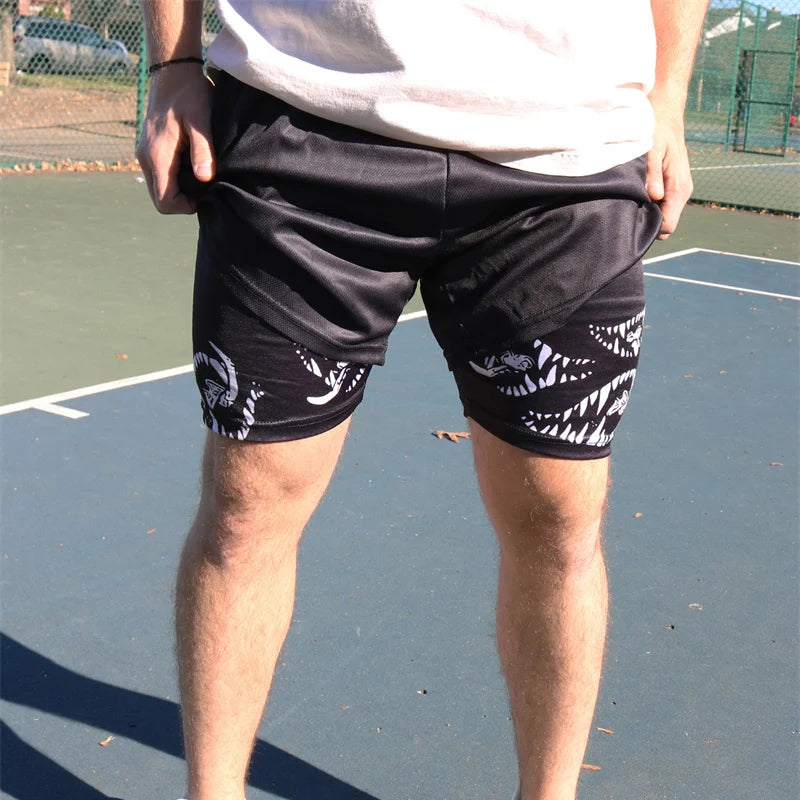 Gothic Punk Skull Shorts