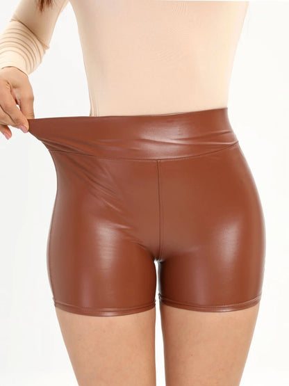 Sexy Summer Leather Shorts